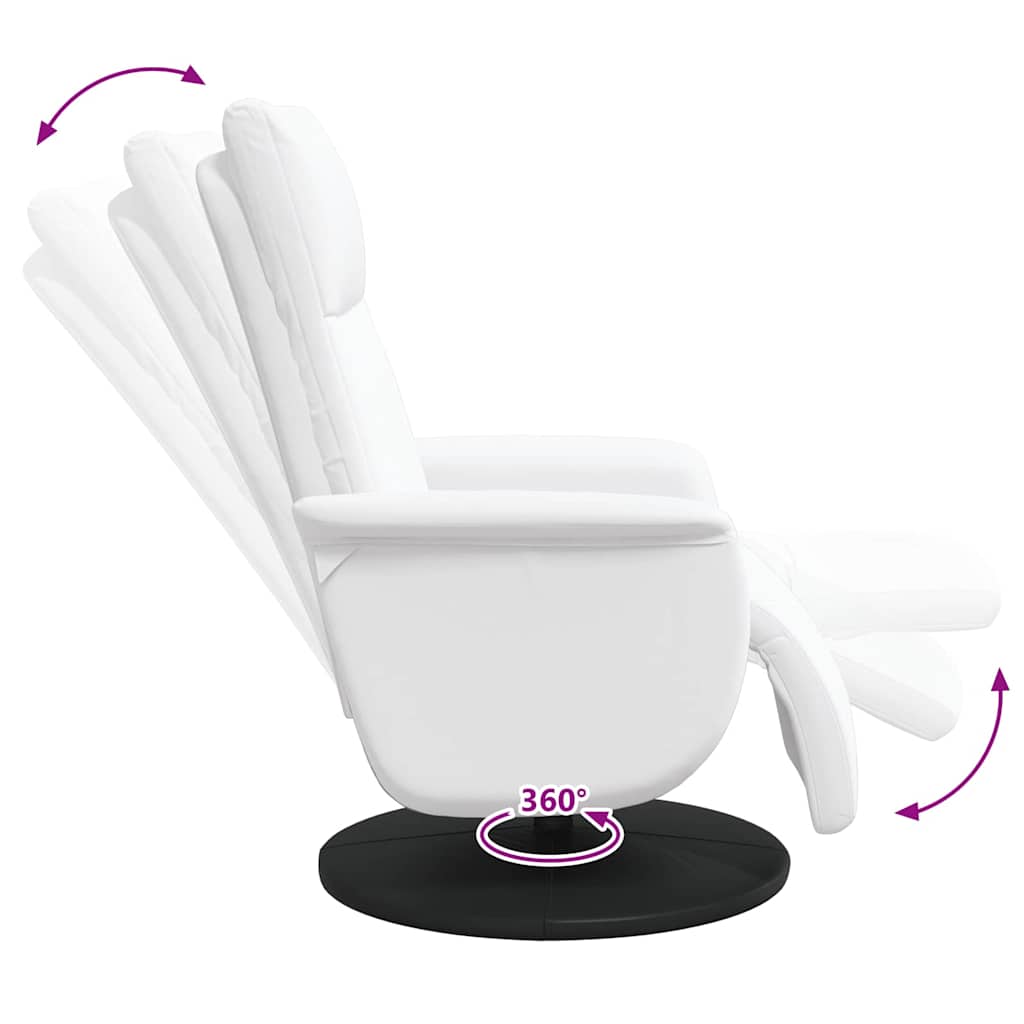Massage Recliner Stoel Nep Leer
