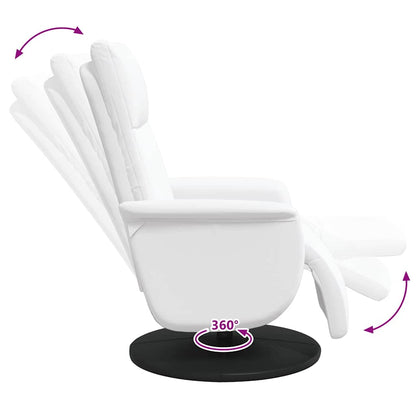 Massage Recliner Stoel Nep Leer