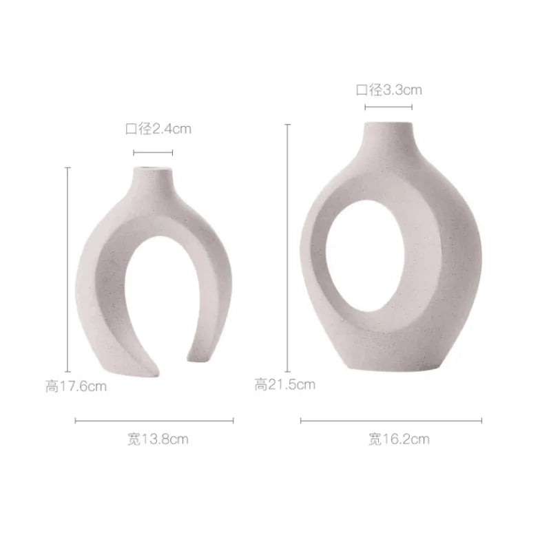 A Set of Hugging Vase Home Decoration