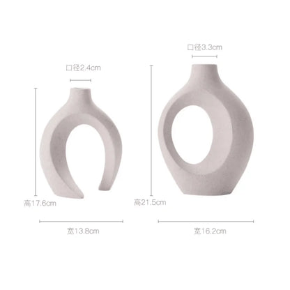 A Set of Hugging Vase Home Decoration