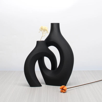 A Set of Bohemian Style Art Vases, Home Decoration Vases
