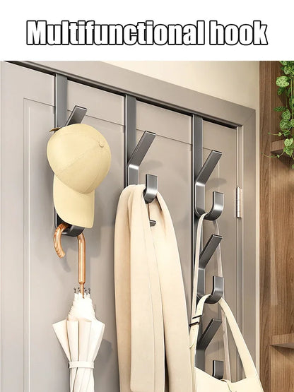 Easy Installation Door Hook-Strong Metal Coat Rack, Suitable for Clothes, Hats and Bags-Space Saving Design, Suitable for Home