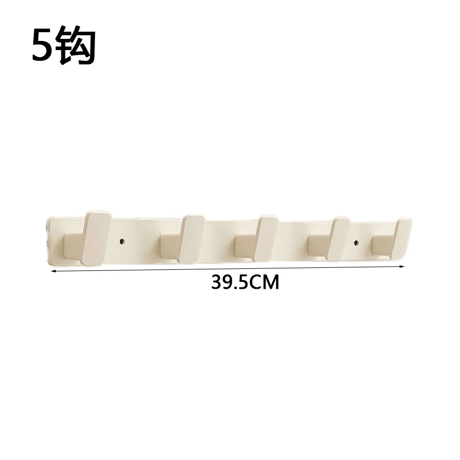 Coat Hook Wall Rack Hanger - Black Coat Rack with Hooks Wall Hooks for Hanging Hat Key Bag Towel Wall Mount Coat Rack