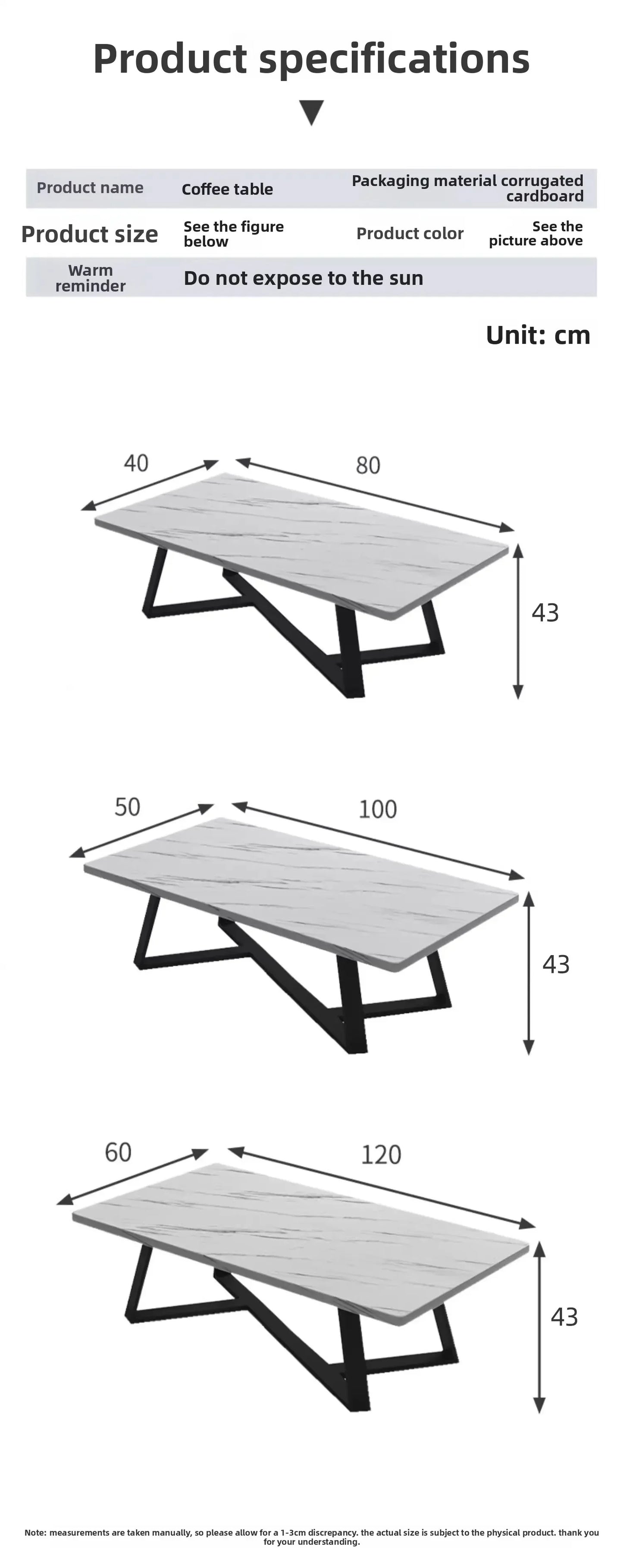 luxury coffee table