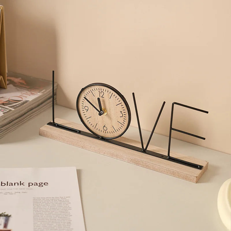 Decoration Desktop Clock home, love