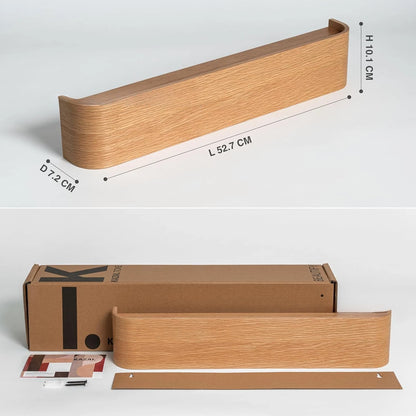 Walnut Wall Hanger, Entrance Clothes Hanger, Wall Coat Hook, Veneer Hanger, Wall Hanger Clothing Rack Stand Garment Rack