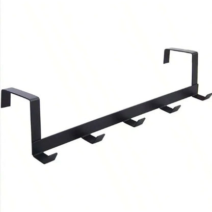 Over The Door 5 Hook Hanger Rack for Coat Hat Towel Bathroom Kitchen Organizer