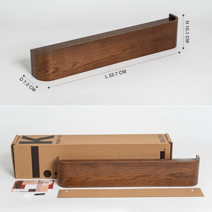 Walnut Wall Hanger, Entrance Clothes Hanger, Wall Coat Hook, Veneer Hanger, Wall Hanger Clothing Rack Stand Garment Rack