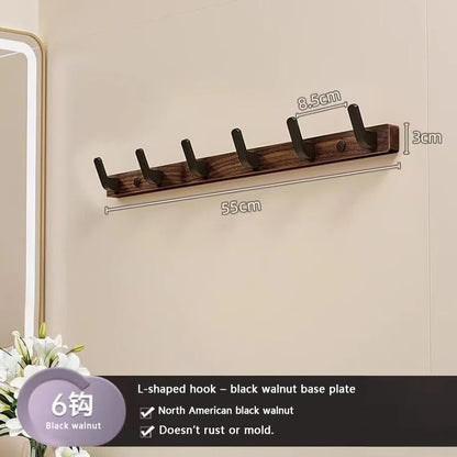 Coat Rack Wall Mount Wooden Wall Hooks Wall Hooks for Coats Entryway Bathroom Clothes Hooks for Hanging Heavy Duty Decorative
