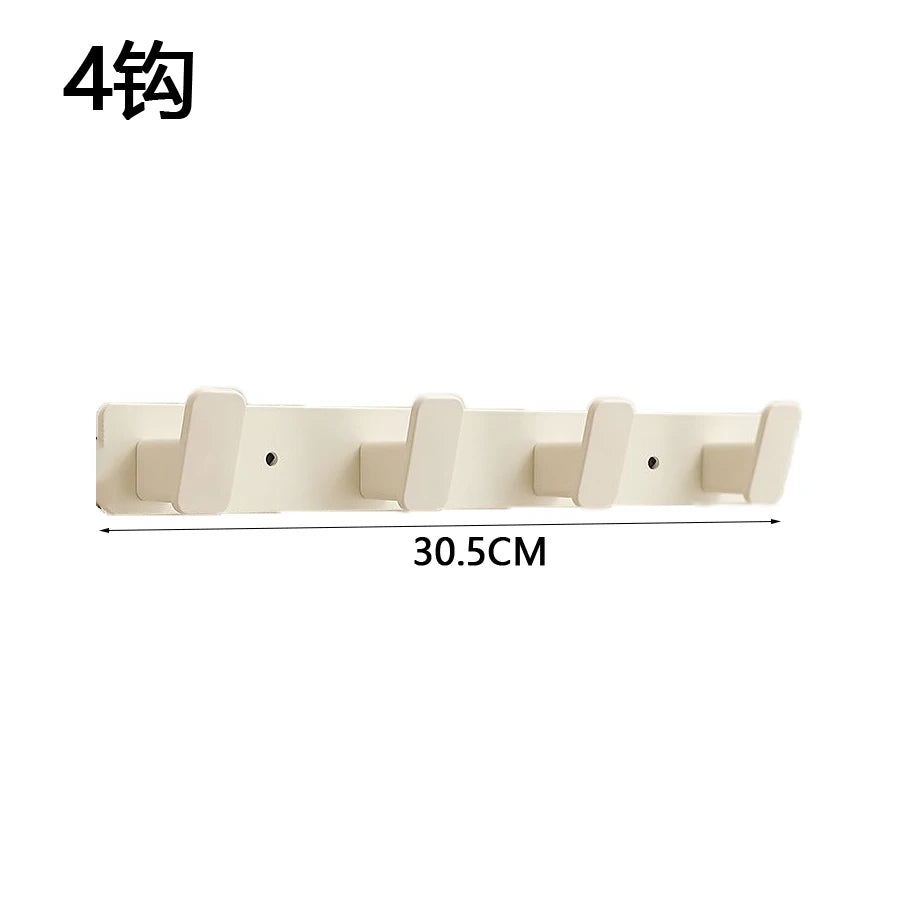 Coat Hook Wall Rack Hanger - Black Coat Rack with Hooks Wall Hooks for Hanging Hat Key Bag Towel Wall Mount Coat Rack