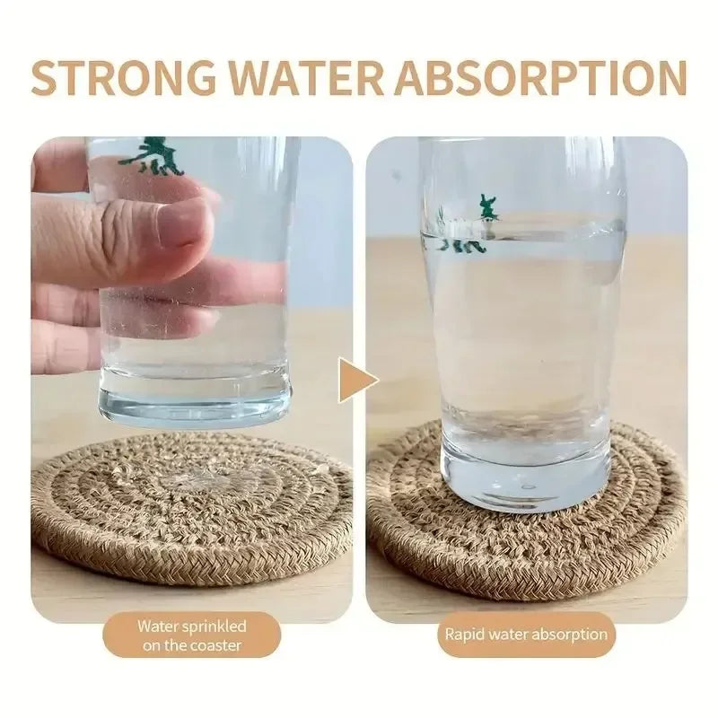 8-Piece Set Absorbent Coasters