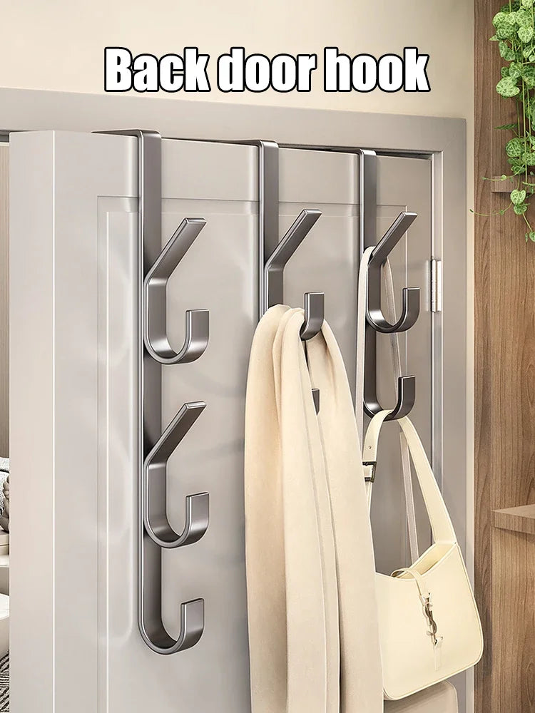 Easy Installation Door Hook-Strong Metal Coat Rack, Suitable for Clothes, Hats and Bags-Space Saving Design, Suitable for Home