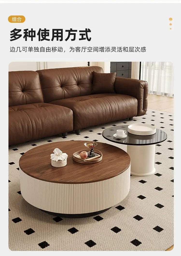 Japanese Antique Coffee Tables Round