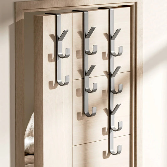 Easy Installation Door Hook-Strong Metal Coat Rack, Suitable for Clothes, Hats and Bags-Space Saving Design, Suitable for Home
