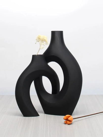 A Set of Bohemian Style Art Vases, Home Decoration Vases