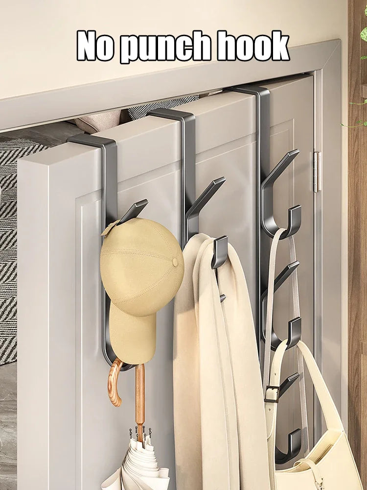 Easy Installation Door Hook-Strong Metal Coat Rack, Suitable for Clothes, Hats and Bags-Space Saving Design, Suitable for Home