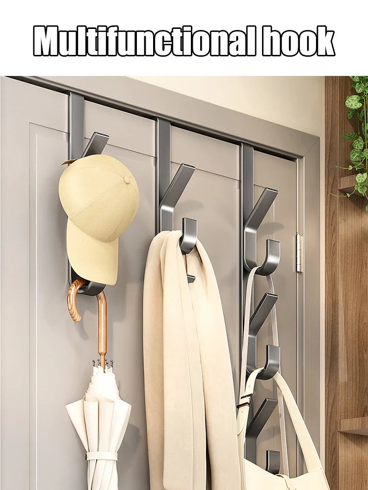Easy Installation Door Hook-Strong Metal Coat Rack, Suitable for Clothes, Hats and Bags-Space Saving Design, Suitable for Home