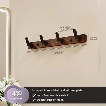 Coat Rack Wall Mount Wooden Wall Hooks Wall Hooks for Coats Entryway Bathroom Clothes Hooks for Hanging Heavy Duty Decorative