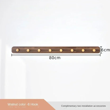 Multifunctional Coat Racks Wall Hook Wall Clothes Hanger Nordic Wooden Hook Door Back Room Entrance Hook Wall Shelving Coat Rack