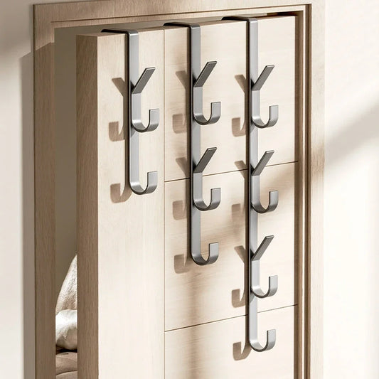 Easy Installation Door Hook-Strong Metal Coat Rack, Suitable for Clothes, Hats and Bags-Space Saving Design, Suitable for Home