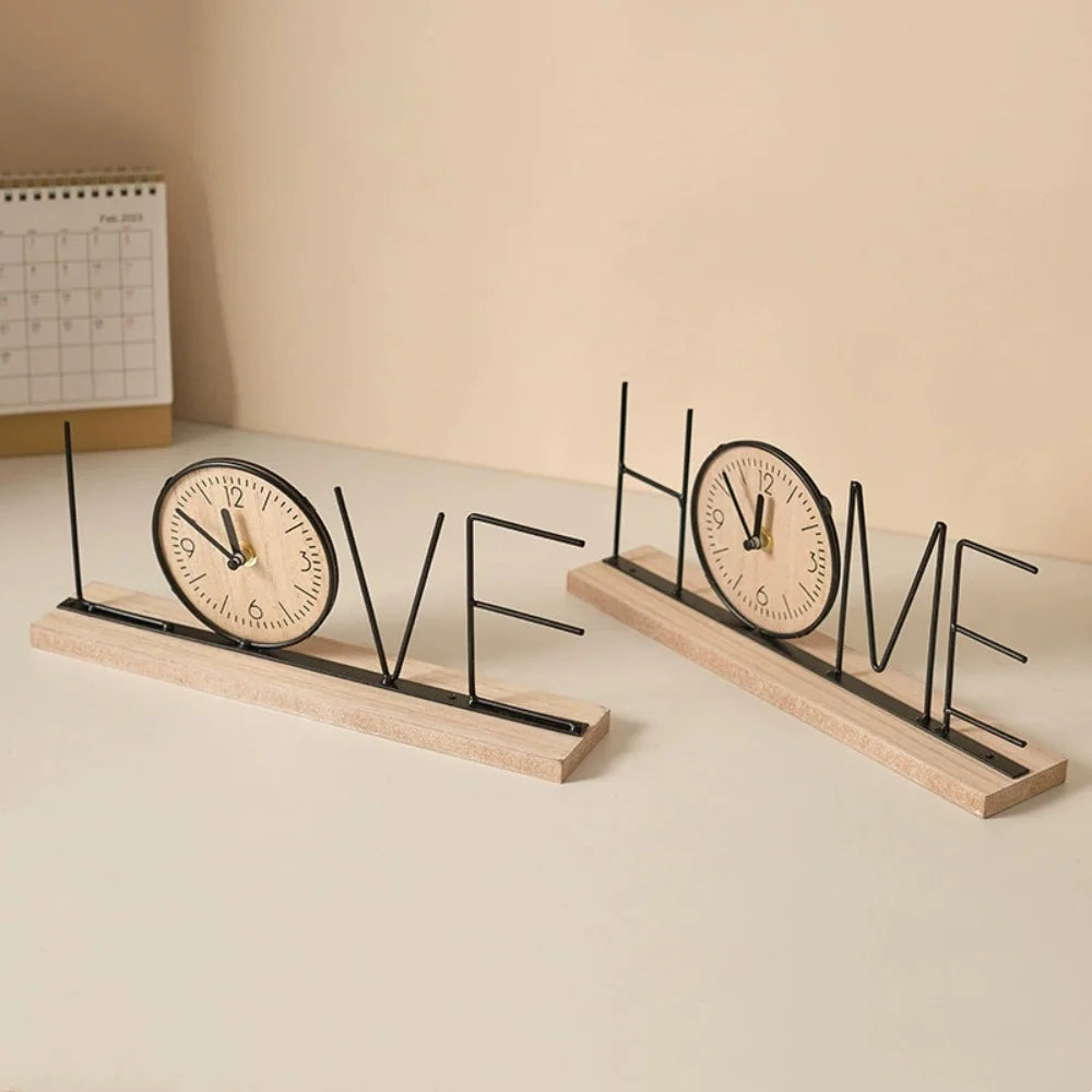Decoration Desktop Clock home, love