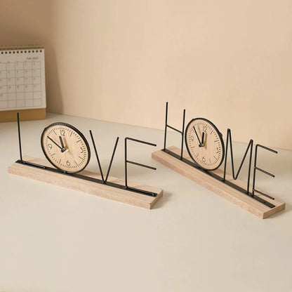 Decoration Desktop Clock home, love