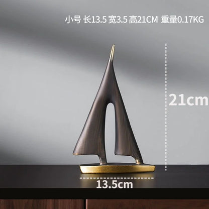 Smooth Sailing Sailboat Home Decoration