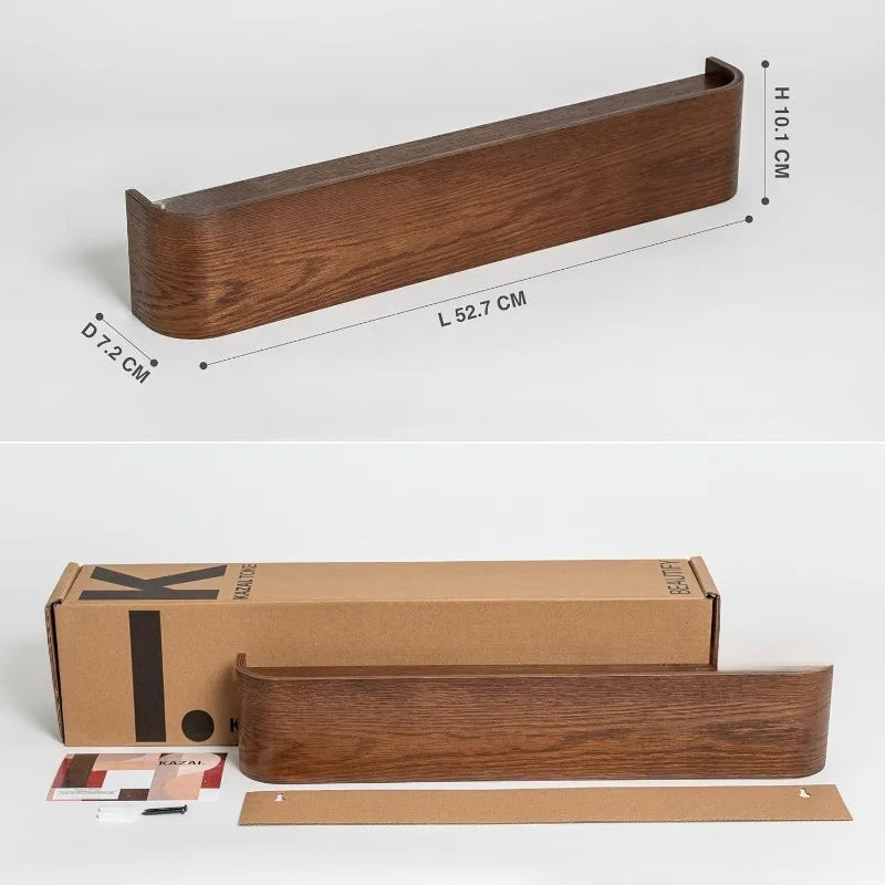 Walnut Wall Hanger, Entrance Clothes Hanger, Wall Coat Hook, Veneer Hanger, Wall Hanger Clothing Rack Stand Garment Rack