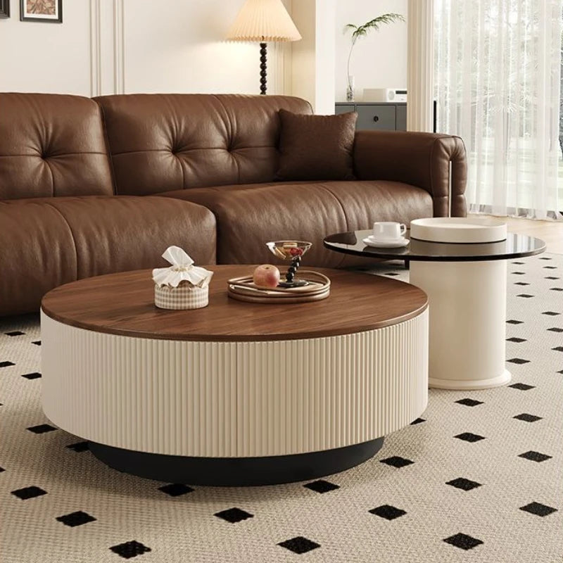 Japanese Antique Coffee Tables Round