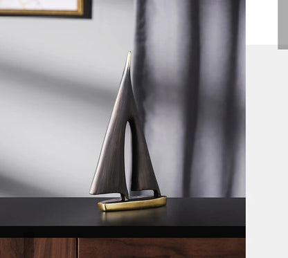Smooth Sailing Sailboat Home Decoration